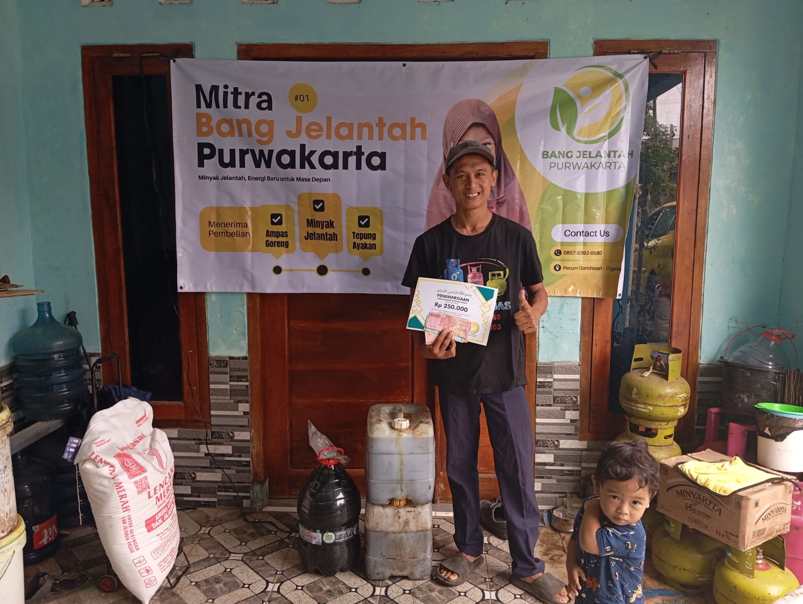 Penjemputan jelantah di mitra